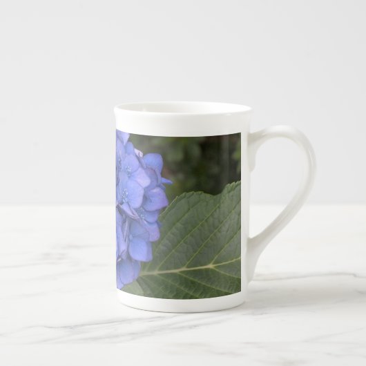 Blue Hydrangea Knochen China Tasse (Rechts)