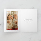 Blue Hydrangea Kopplung des Knotens, Foto Vorschla Dankeskarte (Innenseite)