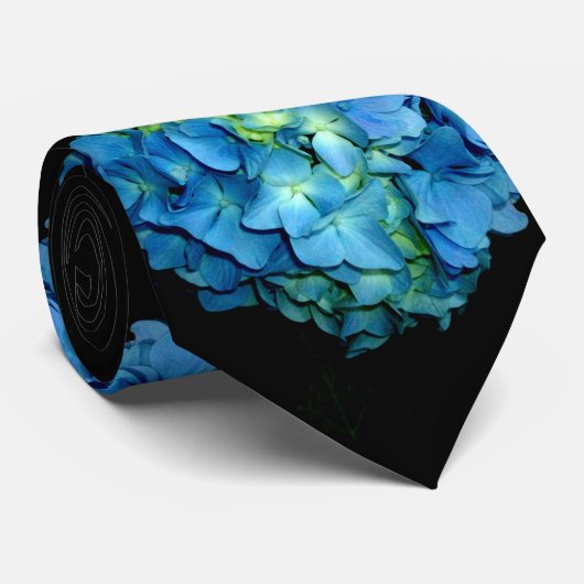 Blue Hydrangea Krawatte (Gerollt)