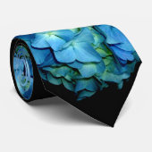 Blue Hydrangea Krawatte (Gerollt)