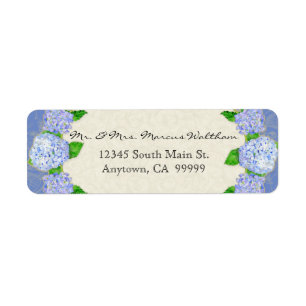 Blue Hydrangea Lace Floral Formal Elegantes Busine