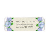 Blue Hydrangea Lace Floral Formal Elegantes Busine (Vorne)