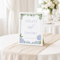 Blue Hydrangea Leckereien und Liebhaber Hochzeit