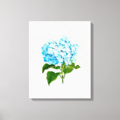 Blue Hydrangea Leinwanddruck (Vorderseite)