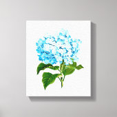 Blue Hydrangea Leinwanddruck (Vorderseite)