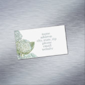 Blue Hydrangea Magnetische Visitenkarte (Beispiel)