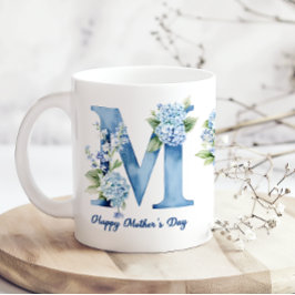 Blue Hydrangea Mothers Day Coffee Mug Kaffeetasse