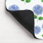 Blue Hydrangea Mouse Pad Mousepad (Ecke)