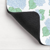 Blue Hydrangea Mouse Pad Mousepad (Ecke)