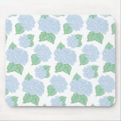 Blue Hydrangea Mouse Pad Mousepad (Vorne)