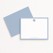Blue Hydrangea Note Card Mitteilungskarte