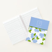 Blue Hydrangea-Notebook Notizblock (Innenseite)