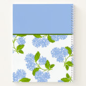 Blue Hydrangea-Notebook Notizblock (Rückseite)