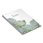 Blue Hydrangea Notizblock (Rechte Seite)