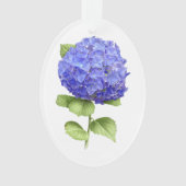 Blue Hydrangea Ornament (Vorderseite)
