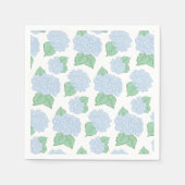 Blue Hydrangea Paper Napkins Serviette (Vorderseite)