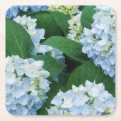 Blue Hydrangea Paper Untersetzer (Vorderseite)