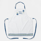 Blue Hydrangea Personalisiert Schürze (Vorderseite)