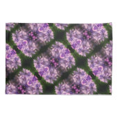 Blue Hydrangea Petals Abstrakt Art Pattern Kissenbezug (Rückseite)