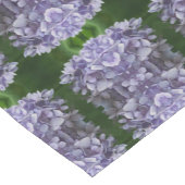 Blue Hydrangea Petals Abstrakt Floral Kurzer Tischläufer (Ecke)