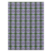 Blue Hydrangea Petals Abstrakt Floral Tischdecke (Vorderseite)