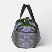 Blue Hydrangea Petals Abstrakt Personalisiert Duffle Bag (Rechts)