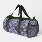 Blue Hydrangea Petals Abstrakt Personalisiert Duffle Bag (Rechte Ecke)