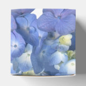 Blue Hydrangea Petals Hochzeit Personalisierter Na Geschenkschachtel (Oben)