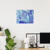 Blue Hydrangea Poster (Heimbüro)