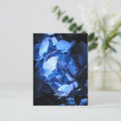 Blue Hydrangea - Postkarte (Stehend Vorderseite)