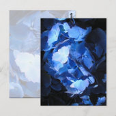 Blue Hydrangea - Postkarte (Vorne/Hinten)
