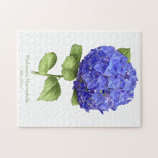 Blue Hydrangea Puzzle (Horizontal)