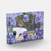 Blue Hydrangea Puzzle Piece Foto Block (Links)