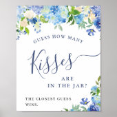 Blue Hydrangea schätzt wie viele Brautparty Poster (Vorne)