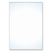 Blue Hydrangea Sea Muschel Platzkarte Tischnummer (Rückseite)