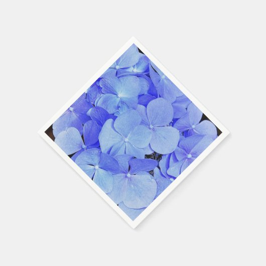Blue Hydrangea Serviette (Ecke)