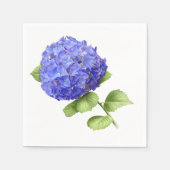 Blue Hydrangea Serviette (Vorderseite)