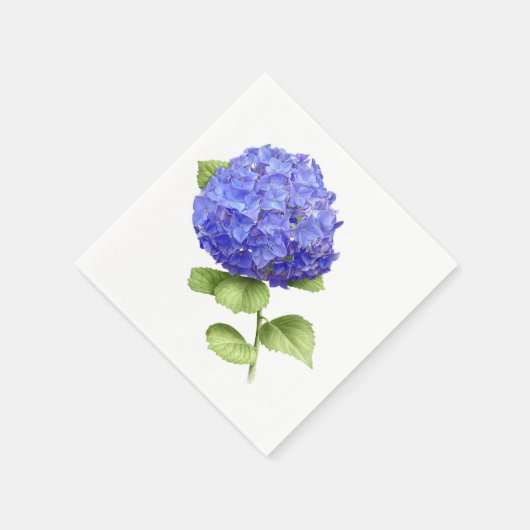 Blue Hydrangea Serviette (Ecke)