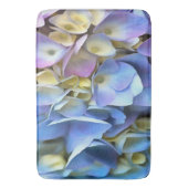 Blue Hydrangea Shrub Artistic Bossom Badematte (Vorderseite Vertikal)