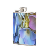 Blue Hydrangea Shrub Artistic Bossom Flachmann (Links)