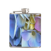 Blue Hydrangea Shrub Artistic Bossom Flachmann (Vorderseite)