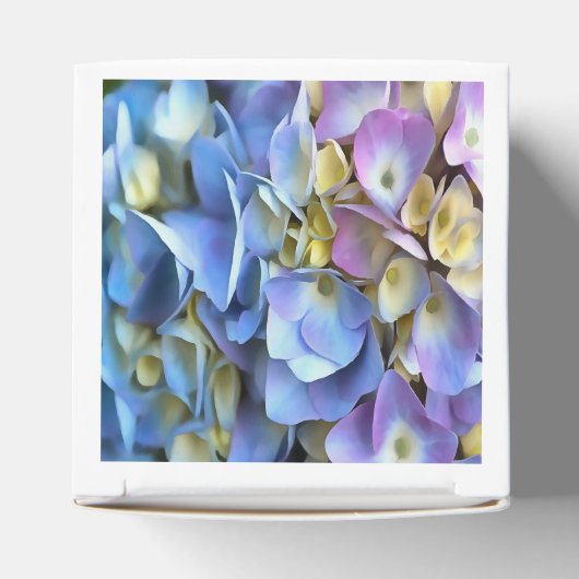 Blue Hydrangea Shrub Artistic Bossom Geschenkschachtel (Oben)