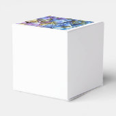 Blue Hydrangea Shrub Artistic Bossom Geschenkschachtel (Rückseite)