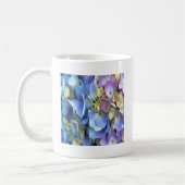 Blue Hydrangea Shrub Artistic Bossom Kaffeetasse (Links)