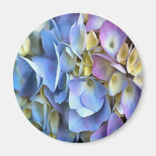 Blue Hydrangea Shrub Artistic Bossom Magnet