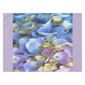 Blue Hydrangea Shrub Artistic Bossom Tischdecke (Vorderseite (Horizontal))