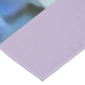 Blue Hydrangea Shrub Artistic Bossom Tischdecke (Schrägansicht)