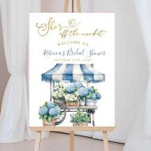 Blue Hydrangea Sie ist vom Markt Brautparty