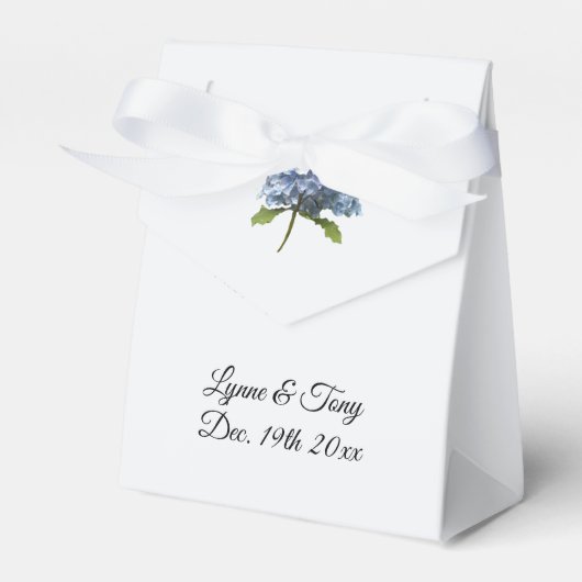Blue Hydrangea Single Stem Theme Gevor Box Geschenkschachtel (Vorderseite)