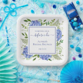 Blue Hydrangea Something Blue Before I Do Pappteller (Party)